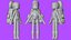 Minimal Cartoon Female Character
