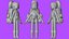 Minimal Cartoon Female Character