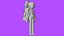 Minimal Cartoon Female Character