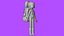 Minimal Cartoon Female Character