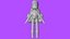 Minimal Cartoon Female Character