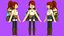 Minimal Cartoon Female Character