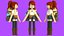 Minimal Cartoon Female Character