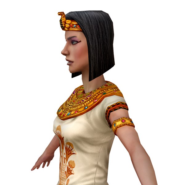 egyptian priestess 3d max