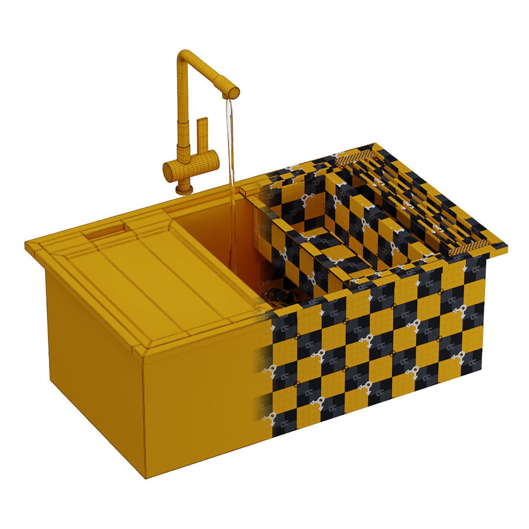 Ruvati Kitchen Sink 3d Model Turbosquid 2082499