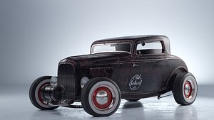 1932 Ford 3 Windows Modified Rat Rod