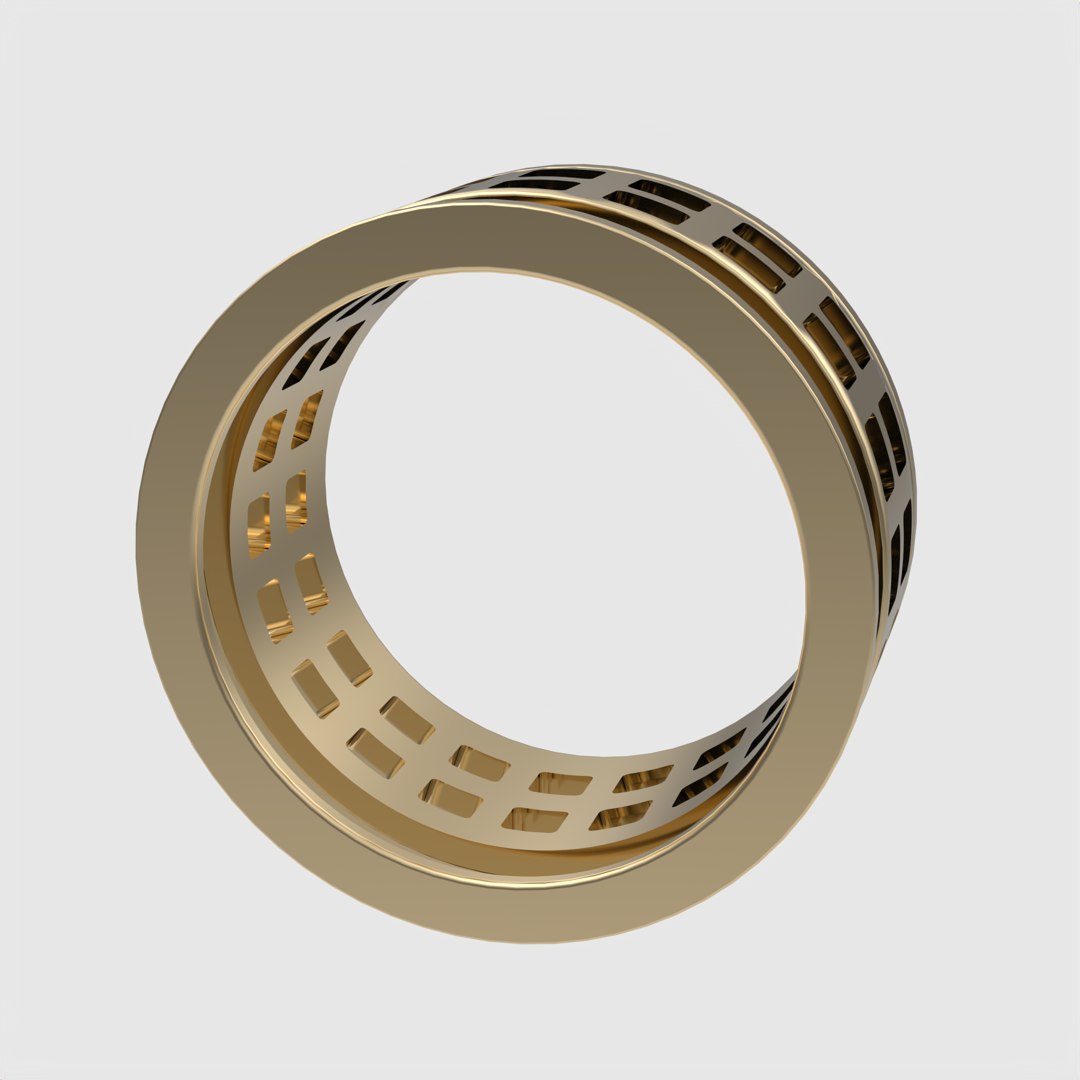 3D Rotating Grid Design Ring JDBCo - TurboSquid 2341442