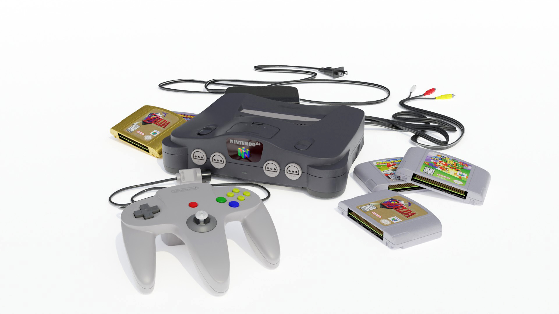 Nintendo 64 Collection 3D Model - TurboSquid 2496748