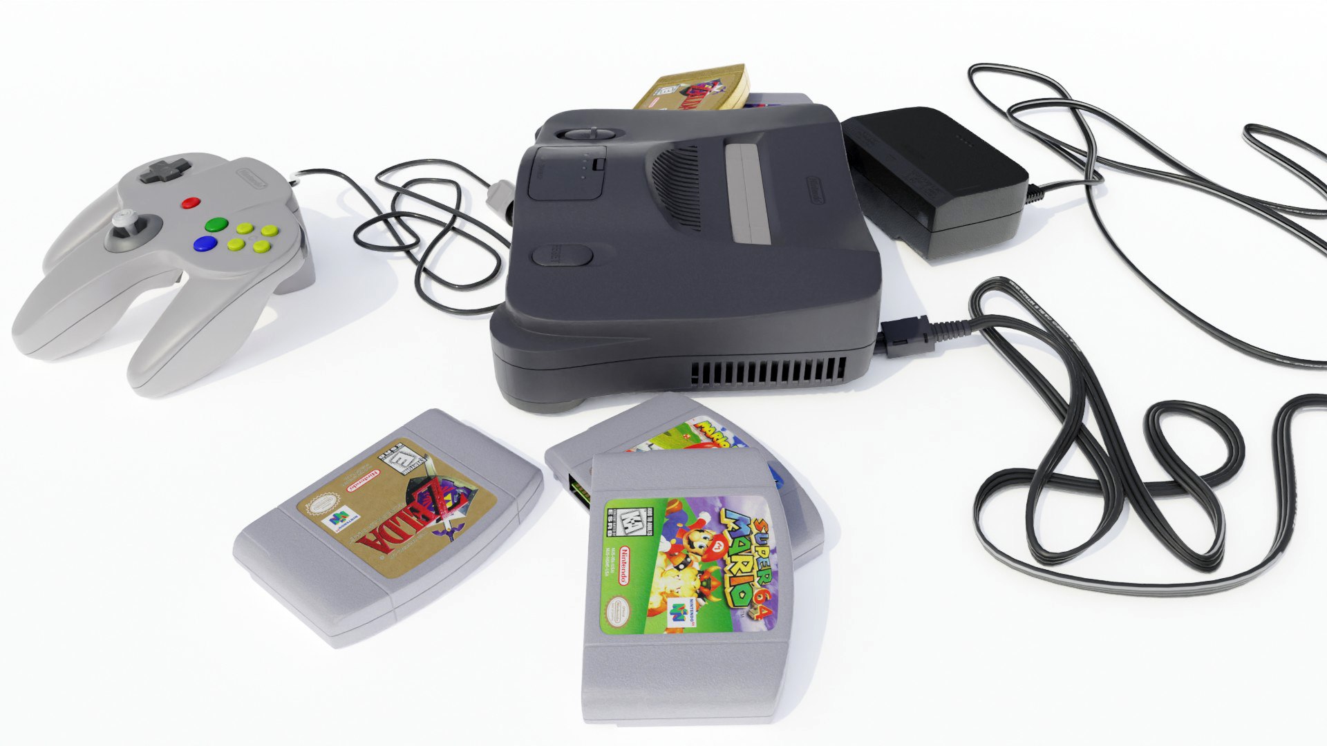 Nintendo 64 Collection 3D Model - TurboSquid 2496748