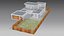 Beach of house  Playa de casa  Low poly