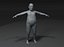 3D Fat Human Body Base Mesh Animated and Rigged 3D Model Family Pack 20k Polygons model