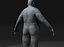 3D Fat Human Body Base Mesh Animated and Rigged 3D Model Family Pack 20k Polygons model