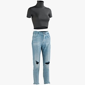 Women's Jeans Tshirt 2