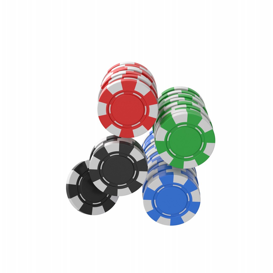 3D Stack Of Poker Chips - TurboSquid 2068622