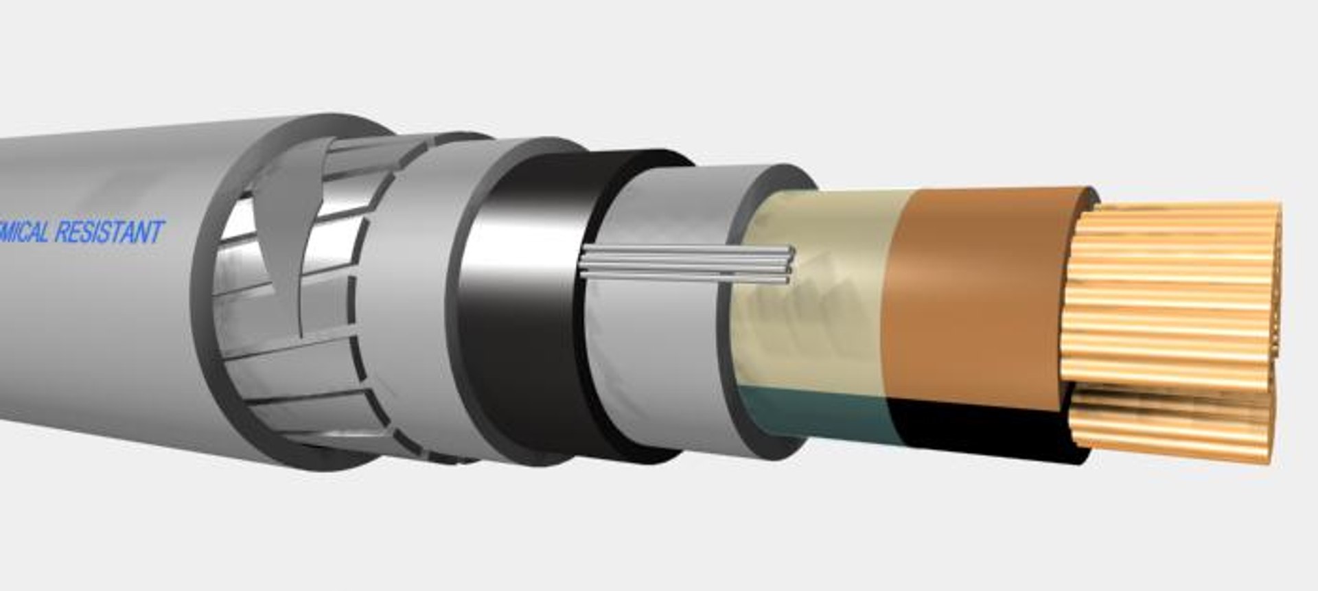 3d Model Lead 3x35 Mm2 Sv