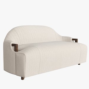 3D model baker pistil settee classics