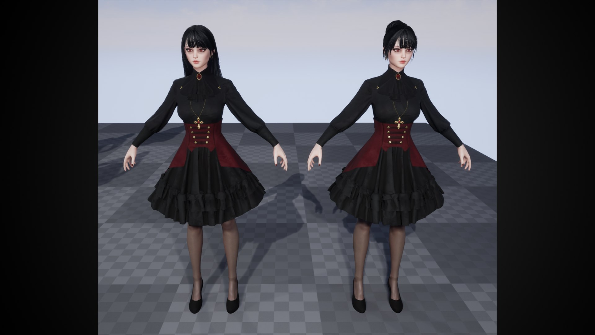 3D Vampire - Game Ready Low-poly 3D Model - TurboSquid 2121088