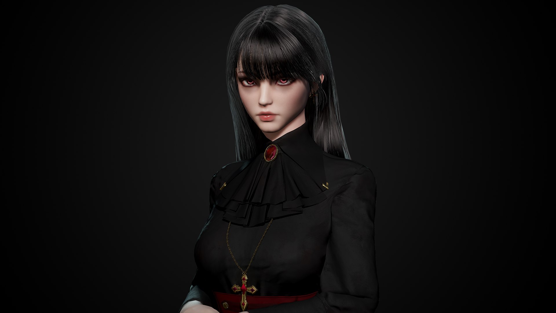3D Vampire - Game Ready Low-poly 3D Model - TurboSquid 2121088