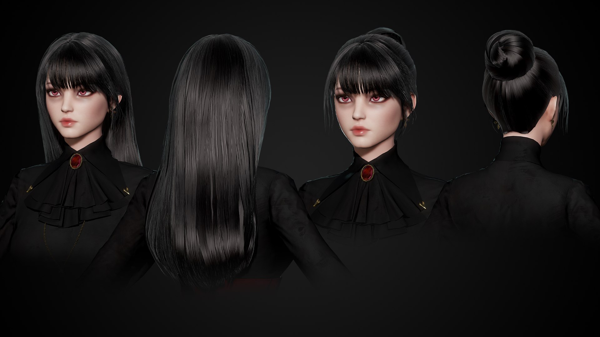 3D Vampire - Game Ready Low-poly 3D Model - TurboSquid 2121088