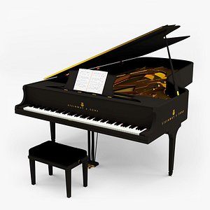 3D Steinway  Sons Grand Piano