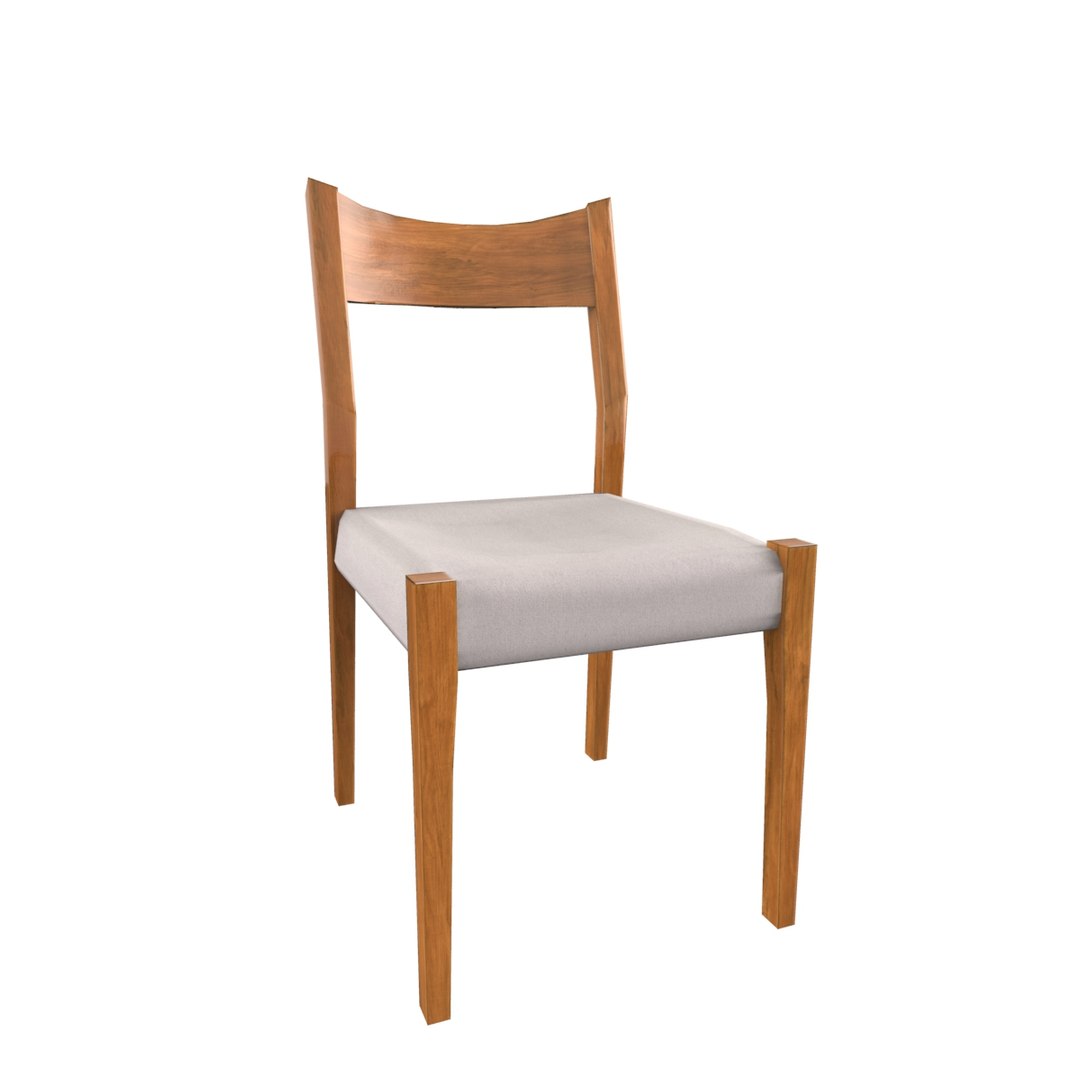 3d japanese chair