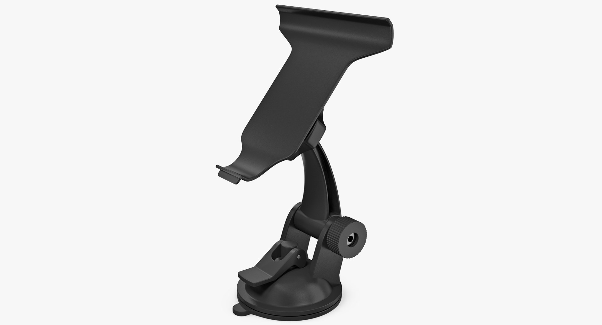 Universal Car Mount Holder for GPS PDA Cell Phone 3D model preview