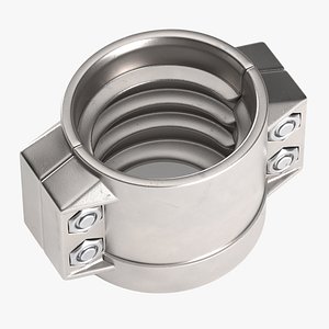 Four bolt reinforced clamp
