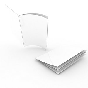 brochure 3D model