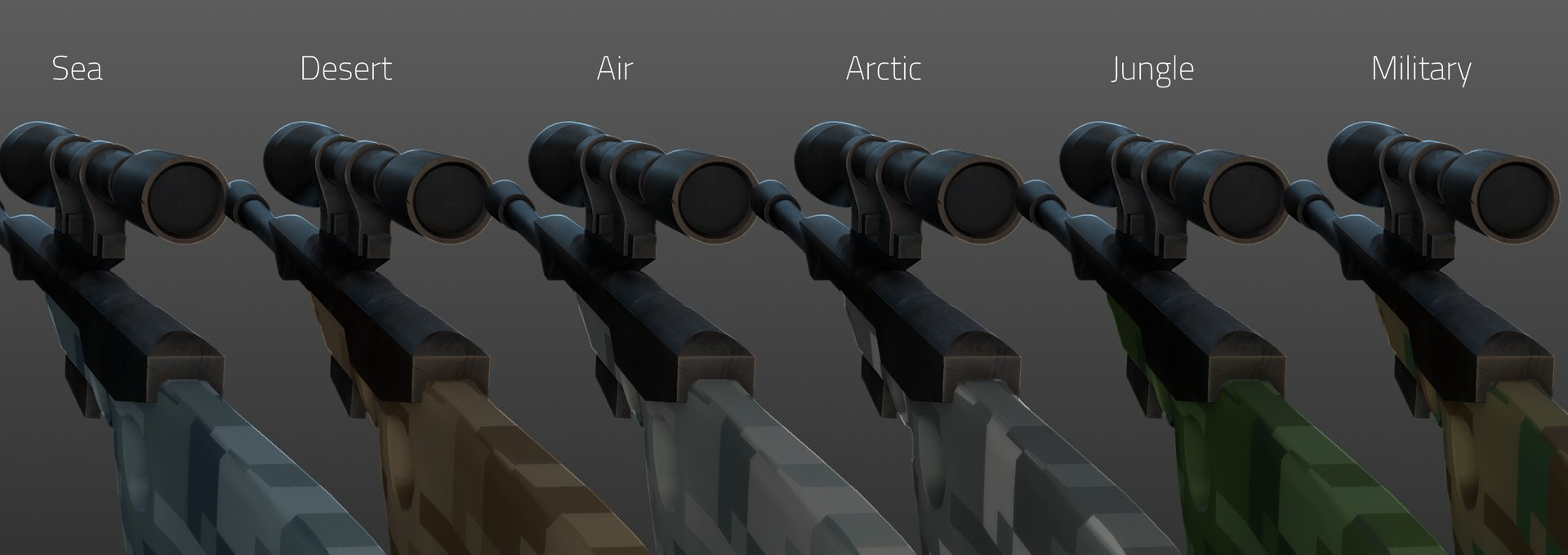 3D Stylized Sniper Rifle Model - TurboSquid 1296368