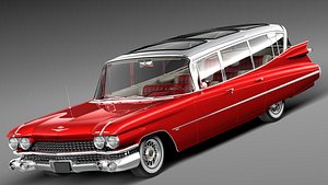 v8 antique wagon station 3ds