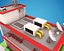 Cartoon City Office Low Poly