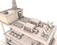 Cartoon City Office Low Poly