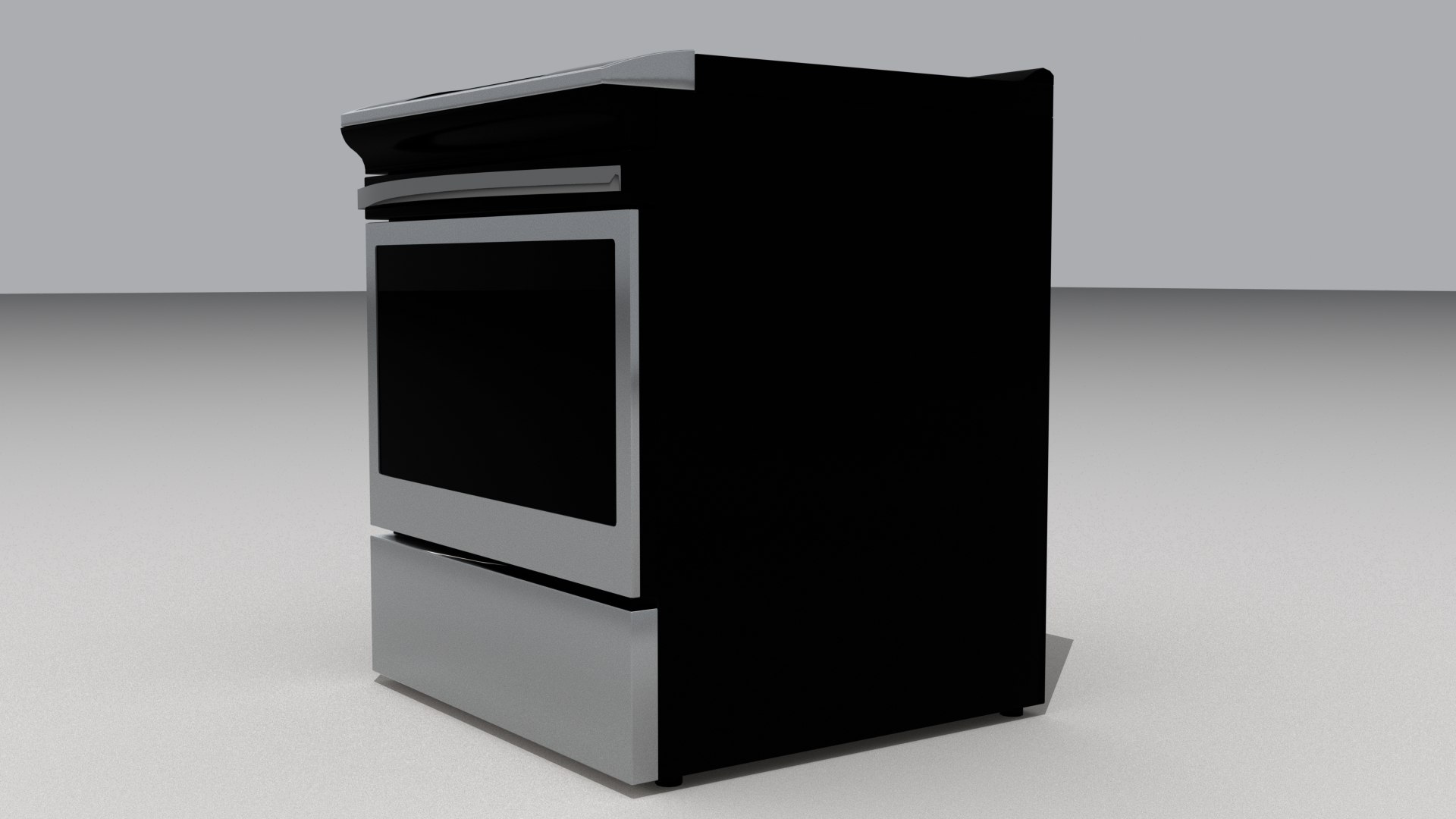Front Control Range 30 Inch Model - TurboSquid 1750105
