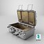Empty Space Transport Box with Raised Lid