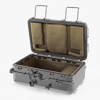 Empty Space Transport Box with Raised Lid