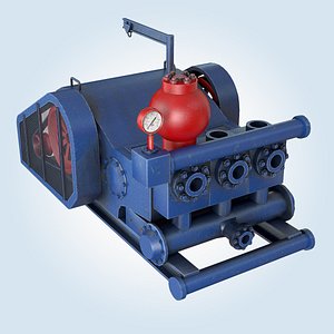 mud pump 3d max