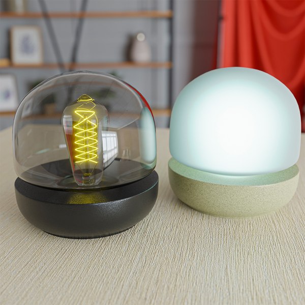 3D Dome Table Lamp model