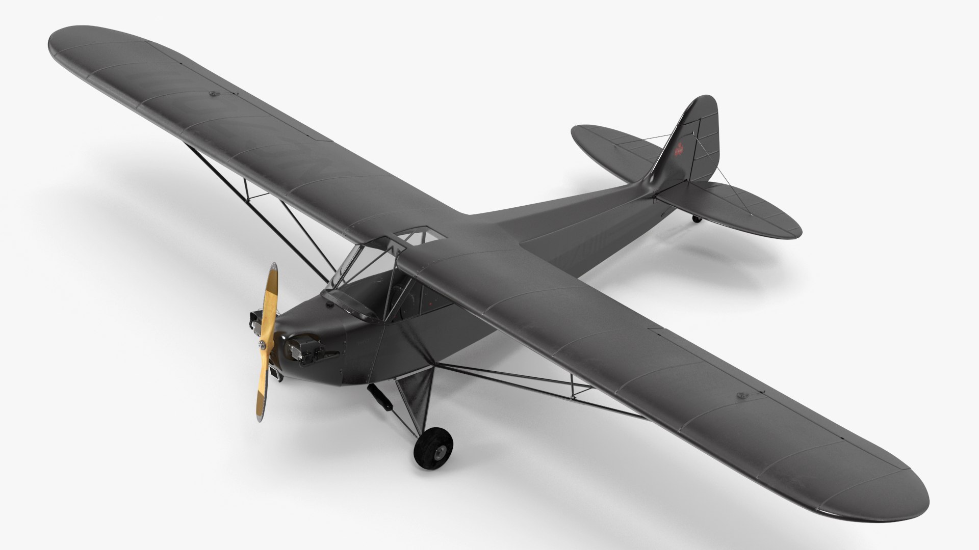 3D Piper Cub Aircraft - TurboSquid 2217903