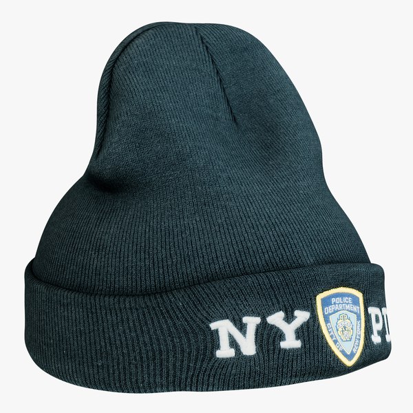 3D realistic hat ny pd