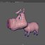 pig cartoon 3D model
