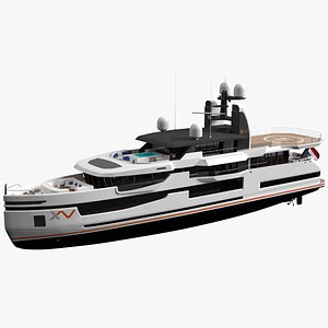 3D explorer yacht xventure model