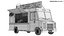 Detailed Coffee Truck And Cart