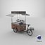 Detailed Coffee Truck And Cart