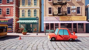 3D Cartoon Street