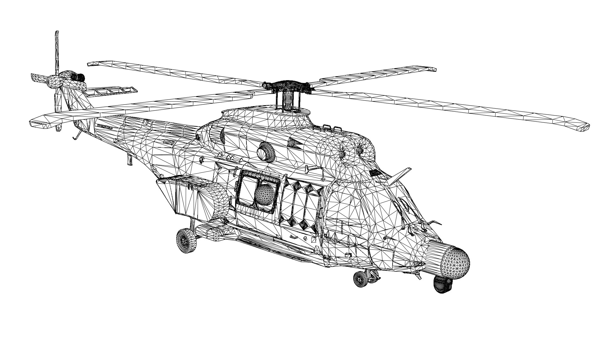 Coast Guard Helicopter Model - TurboSquid 2184530