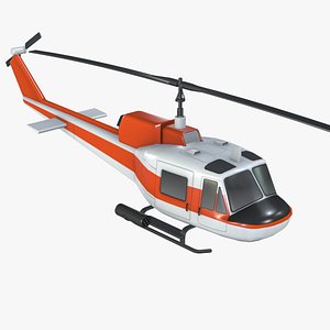 3D Bell Iroquois Rescue model
