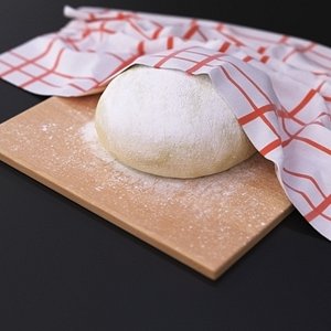 dough pastry kitchen 3d max