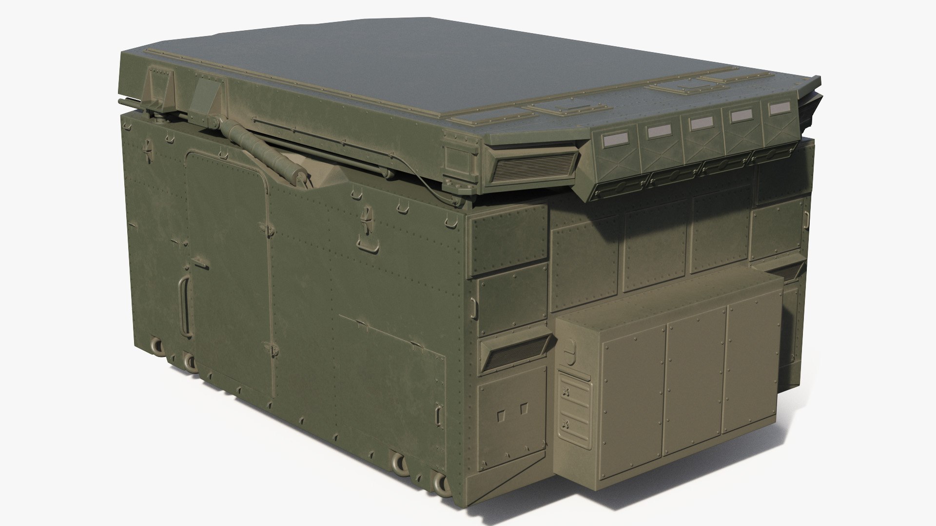 Flap Lid B Missile Guidance Radar Folded 3D model preview