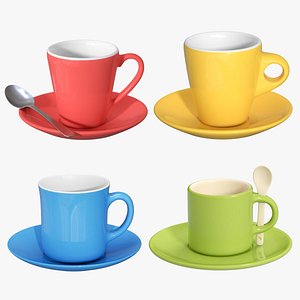 Colorful Coffee Cups Collection