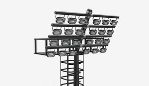 3D Stadium Lighting 02 3D model